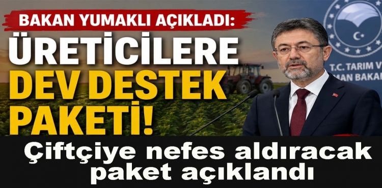 Bakan Yumaklı Açıkladı Üreticilere Dev Destek Paketi?v=1