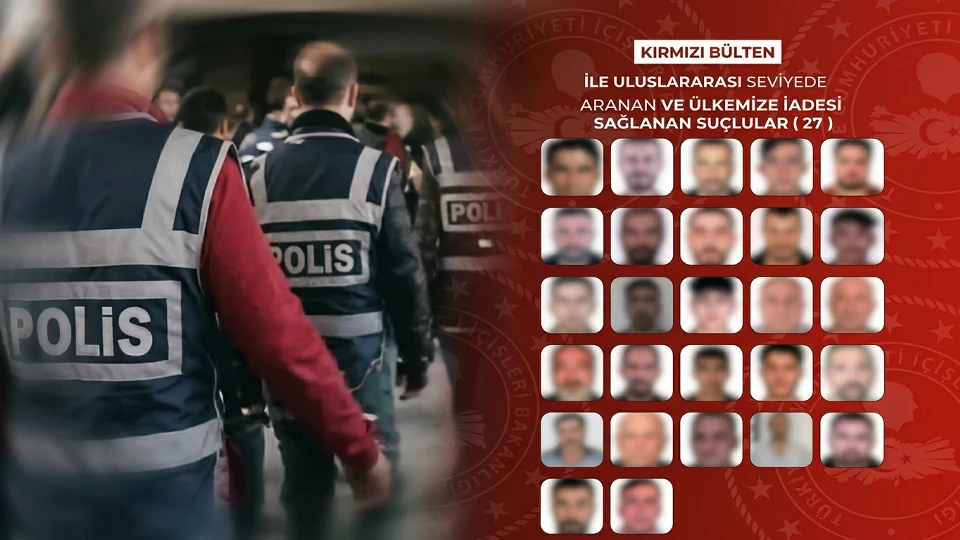 Kırmızı Bültenle Aranan 27, Ulusal Seviyede Aranan 38 Kişi Yakalandı