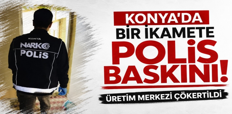 Konya’da 9 Kilo Metamfetamin Ele Geçirildi: 1 Gözaltı